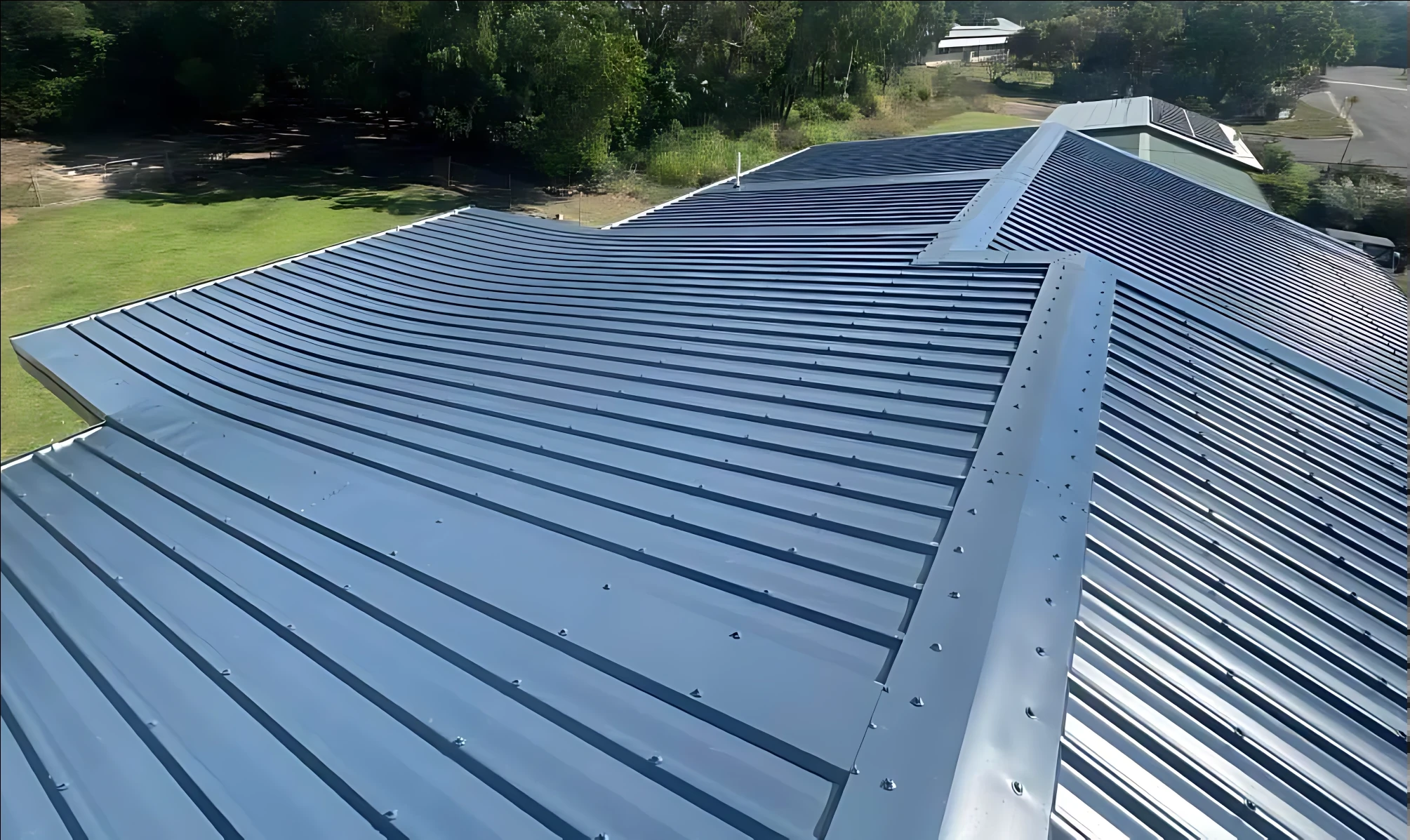 Completed new metal roof on a Townsville home